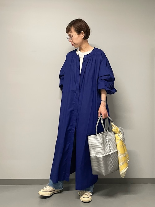 セール】アイレット刺繍ガウンワンピース（ワンピース）｜collex