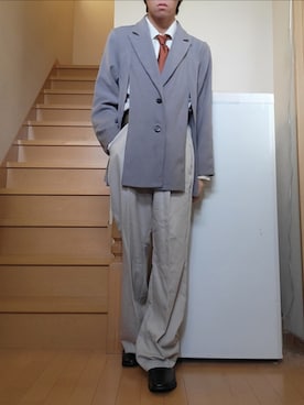 「アイテム（ジャケット/アウター）」を使った、鈴木 悠馬さん（メンズ・160cm）の夏コーディネート