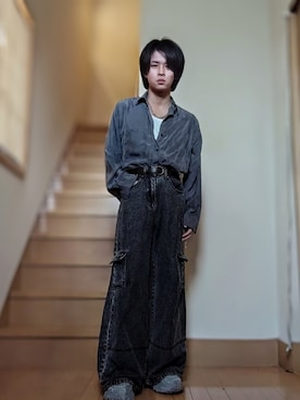 「Avail（アベイル）のアイテム」を使った、鈴木 悠馬さん（メンズ・160cm）の春コーディネート
