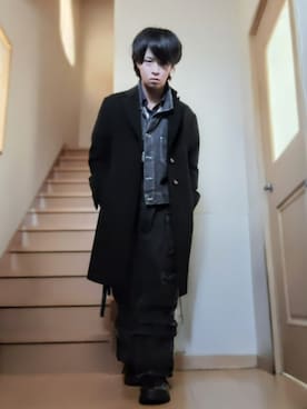 鈴木 悠馬さん（骨格ストレート・メンズ・160cm）の冬コーディネート