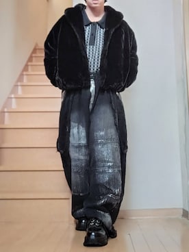 「アイテム（その他アウター）」を使った、鈴木 悠馬さん（メンズ・160cm）の秋コーディネート