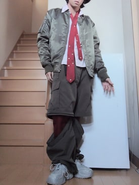 「アイテム（フォーマルスーツ/小物）」を使った、鈴木 悠馬さん（メンズ・160cm）の秋コーディネート