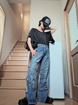 「アイテム（音楽/本・雑誌）」を使った、鈴木 悠馬さん（メンズ・160cm）の秋コーディネート