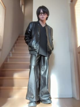 鈴木 悠馬さん（メンズ・160cm）の冬コーディネート