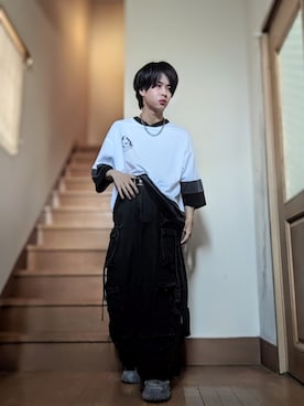 「ADRER（アドラー）のアイテム」を使った、鈴木 悠馬さん（メンズ・160cm）の春コーディネート