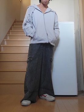 「アイテム（音楽/本・雑誌）」を使った、鈴木 悠馬さん（メンズ・160cm）の秋コーディネート