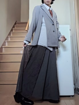 「アイテム（音楽/本・雑誌）」を使った、鈴木 悠馬さん（メンズ・160cm）の秋コーディネート