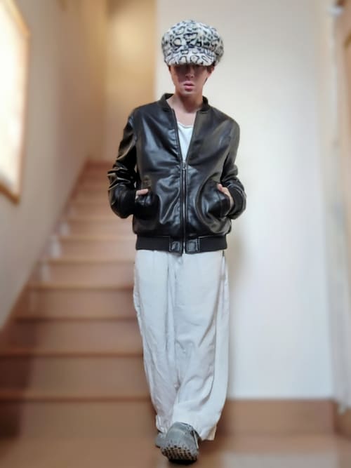 GRANCYのキャスケットを使った人気ファッションコーディネート（骨格