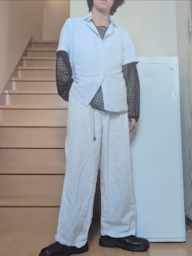 「アイテム（音楽/本・雑誌）」を使った、鈴木 悠馬さん（メンズ・160cm）の秋コーディネート