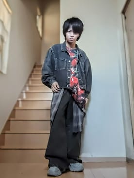 鈴木 悠馬さん（メンズ・160cm）の冬コーディネート