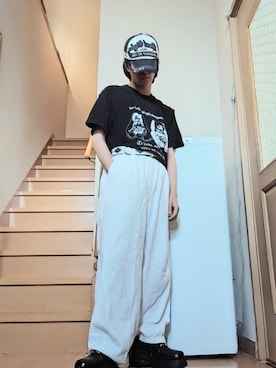 「アイテム（音楽/本・雑誌）」を使った、鈴木 悠馬さん（メンズ・160cm）の秋コーディネート