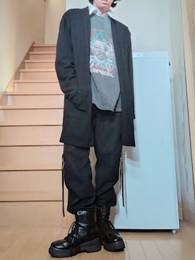 「アイテム（音楽/本・雑誌）」を使った、鈴木 悠馬さん（メンズ・160cm・20代）の秋コーディネート