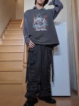 「アイテム（音楽/本・雑誌）」を使った、鈴木 悠馬さん（メンズ・160cm）の秋コーディネート