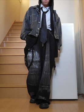 「アイテム（音楽/本・雑誌）」を使った、鈴木 悠馬さん（メンズ・160cm）の秋コーディネート