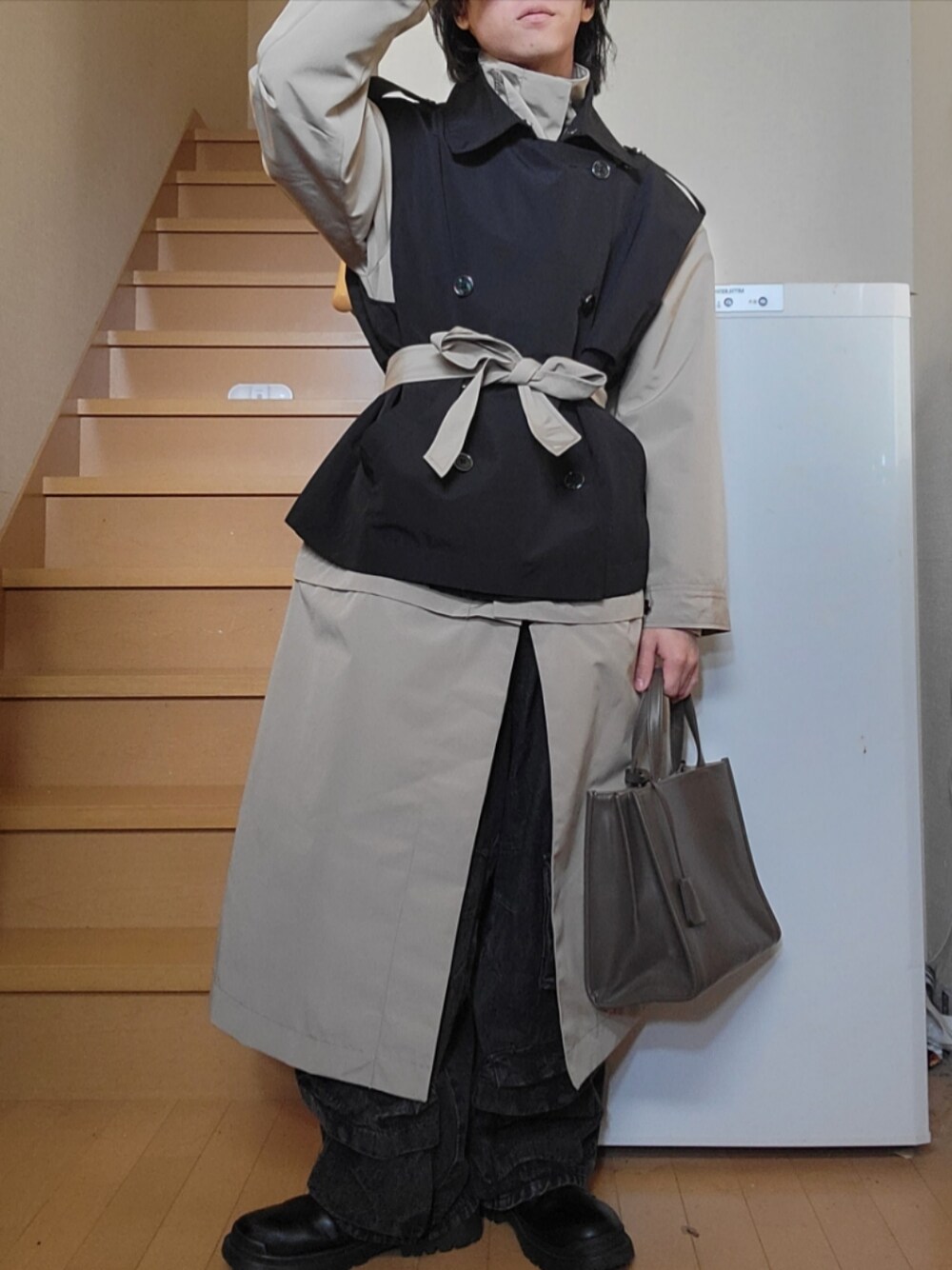 ADRER 7 way coat ブラック Sサイズ トレンチコート ブルゾン 7 way coat（トレンチコート）｜ADRER（アドラー）の