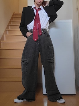 「アイテム（フォーマルスーツ/小物）」を使った、鈴木 悠馬さん（メンズ・160cm・20代）の夏コーディネート