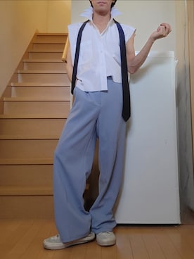 「アイテム（音楽/本・雑誌）」を使った、鈴木 悠馬さん（メンズ・160cm）の夏コーディネート