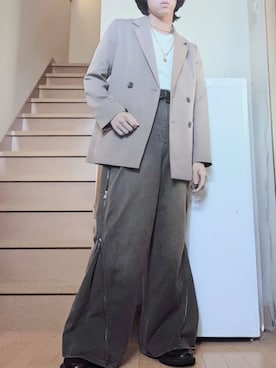 「アイテム（音楽/本・雑誌）」を使った、鈴木 悠馬さん（メンズ・160cm）の秋コーディネート