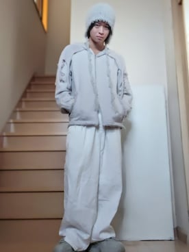 「アイテム（音楽/本・雑誌）」を使った、鈴木 悠馬さん（メンズ・160cm）の冬コーディネート