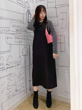 a_chanさん（レディース・163cm）の冬コーディネート