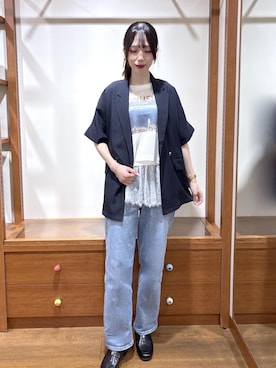 a_chanさん（レディース・163cm）の夏コーディネート