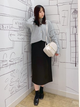 「タートル」｜「アイテム（ワンピース/ドレス）」を使った、a_chanさん（レディース・163cm）の冬コーディネート