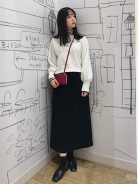 「タートル」｜「アイテム（ワンピース/ドレス）」を使った、a_chanさん（レディース・163cm）の冬コーディネート