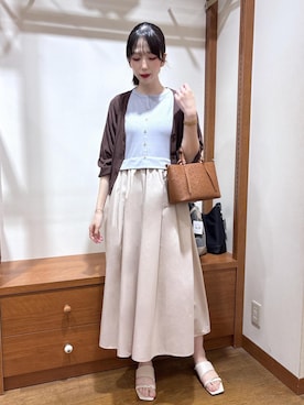 a_chanさん（レディース・163cm）の夏コーディネート