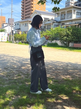 「Paul Smith（ポールスミス）のアイテム」を使った、nachiさん（レディース・162cm）の夏コーディネート