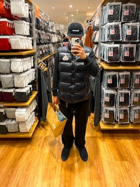 「Pyrenex（ピレネックス）のアイテム（ダウンベスト）」を使った、jantakさん（メンズ・181cm）の秋コーディネート