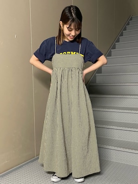 「URBAN RESEARCH Sonny Label（アーバンリサーチサニーレーベル）のアイテム（ワンピース/ドレス）」を使った、maoさん（レディース・152cm）の春コーディネート