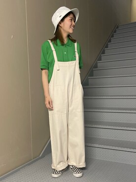 「URBAN RESEARCH Sonny Label（アーバンリサーチサニーレーベル）のアイテム（オールインワン・サロペット）」を使った、maoさん（レディース・152cm）の春コーディネート