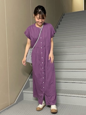「URBAN RESEARCH Sonny Label（アーバンリサーチサニーレーベル）のアイテム（ワンピース/ドレス）」を使った、maoさん（レディース・152cm）の春コーディネート