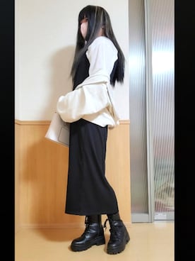 「GUコーデ」｜「アイテム（ワンピース）」を使った、sayads250さん（メンズ・165cm）の春コーディネート