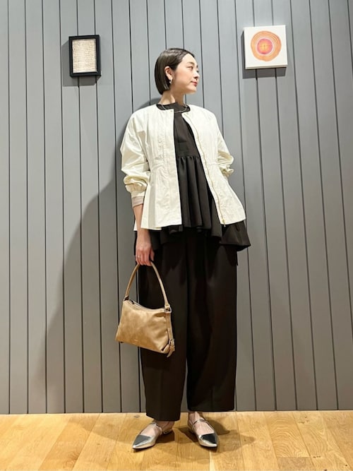 セール】［size SHORTあり］ウエスト ギャザー ブルゾン（ブルゾン 