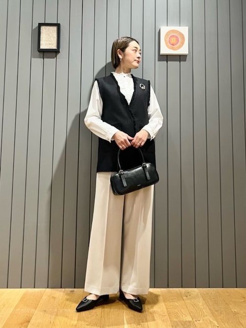 セール】［size SHORT/TALLあり］パウドレ ワイド パンツ ナチュラル