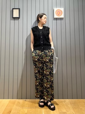 安田(yasuda)さん（レディース・168cm）の夏コーディネート