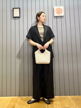 安田(yasuda)さん（レディース・168cm）の夏コーディネート