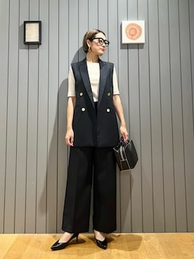 安田(yasuda)さん（レディース・168cm）の夏コーディネート