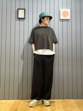 安田(yasuda)さん（レディース・168cm）の春コーディネート