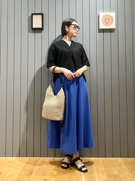 安田(yasuda)さん(レディース・168cm)の夏コーディネート
