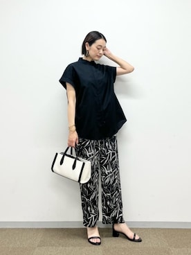 安田(yasuda)さん（レディース・168cm）の夏コーディネート