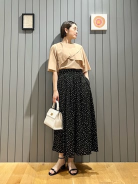 「MARCO BIANCHINI（マルコビアンチーニ）のアイテム」を使った、安田(yasuda)さん（レディース・168cm）の夏コーディネート