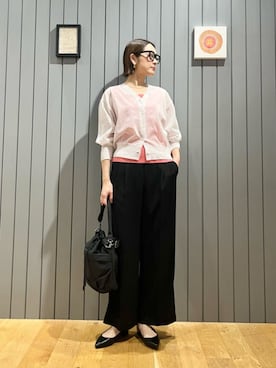 安田(yasuda)さん（レディース・168cm）の夏コーディネート