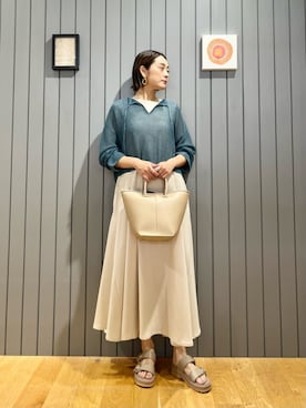 安田(yasuda)さん（レディース・168cm）の夏コーディネート