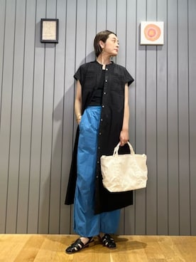 安田(yasuda)さん（レディース・168cm）の夏コーディネート
