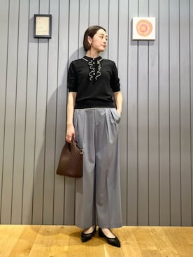 安田(yasuda)さん（レディース・168cm）の夏コーディネート