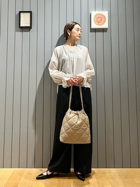 安田(yasuda)さん（レディース・168cm）の秋コーディネート