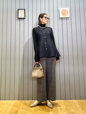 安田(yasuda)さん（レディース・168cm）の冬コーディネート