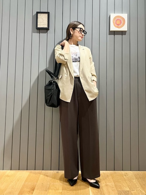 WEB限定】＜at ease＞オルマイ ワイド パンツ ウォッシャブル